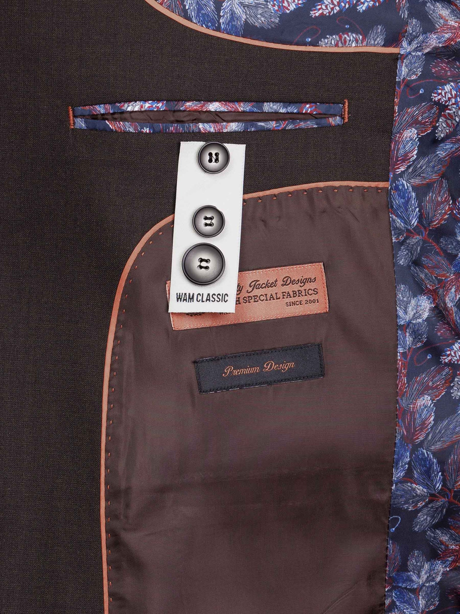 The Clarkson Brown Suit Colbert Wam Denim