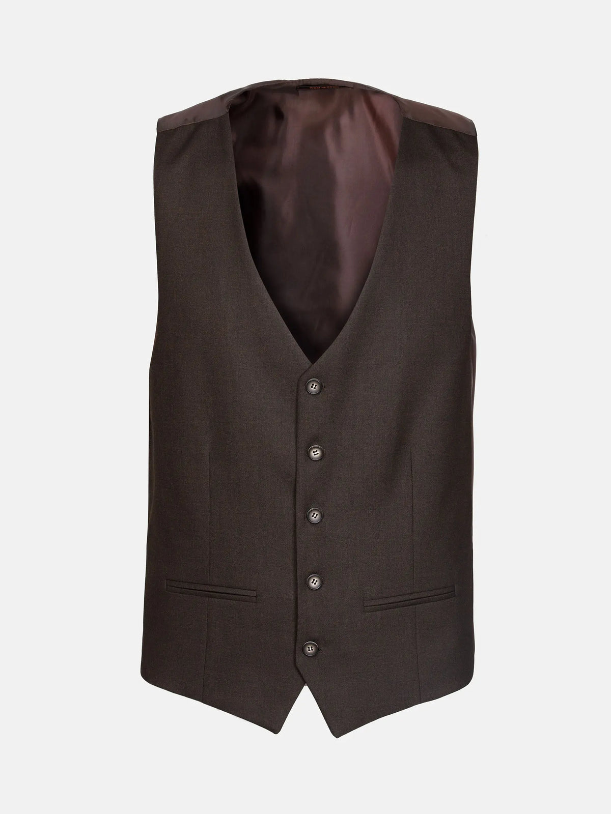 The Clarkson Brown Suit Gilet Wam Denim