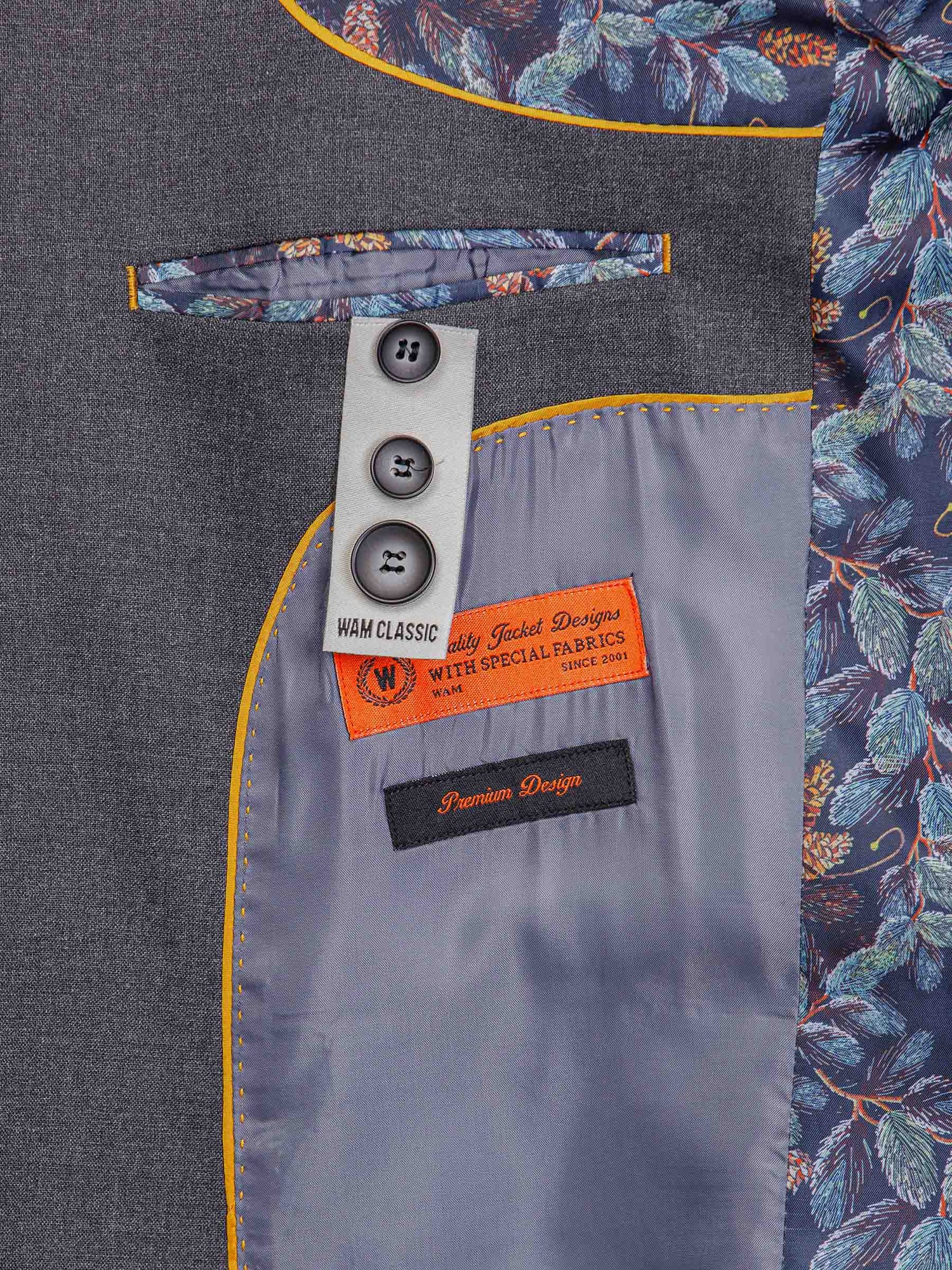 The Clarkson Anthracite Suit Blazer Wam Denim