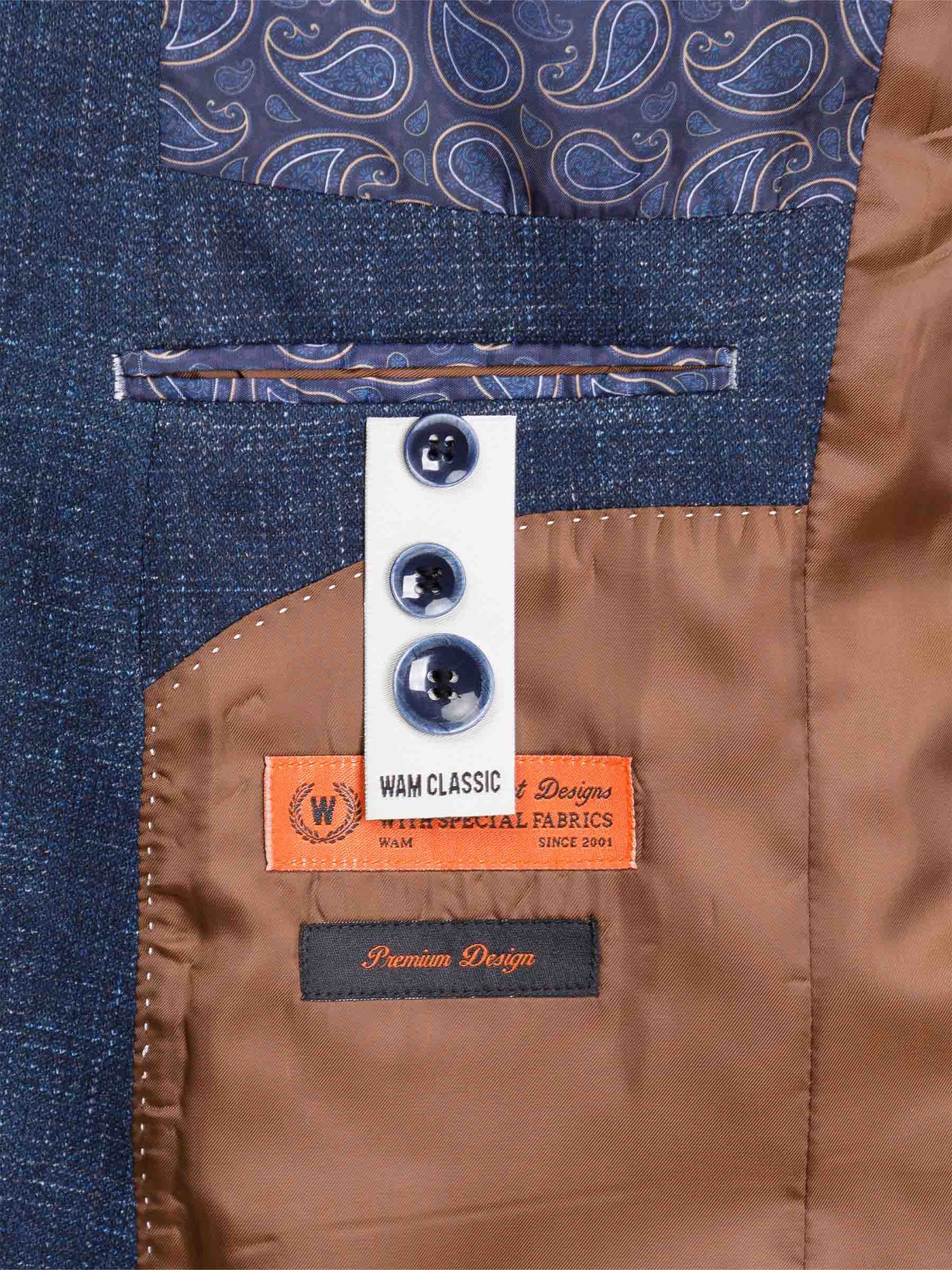 The Vantage Navy Blazer Wam Denim