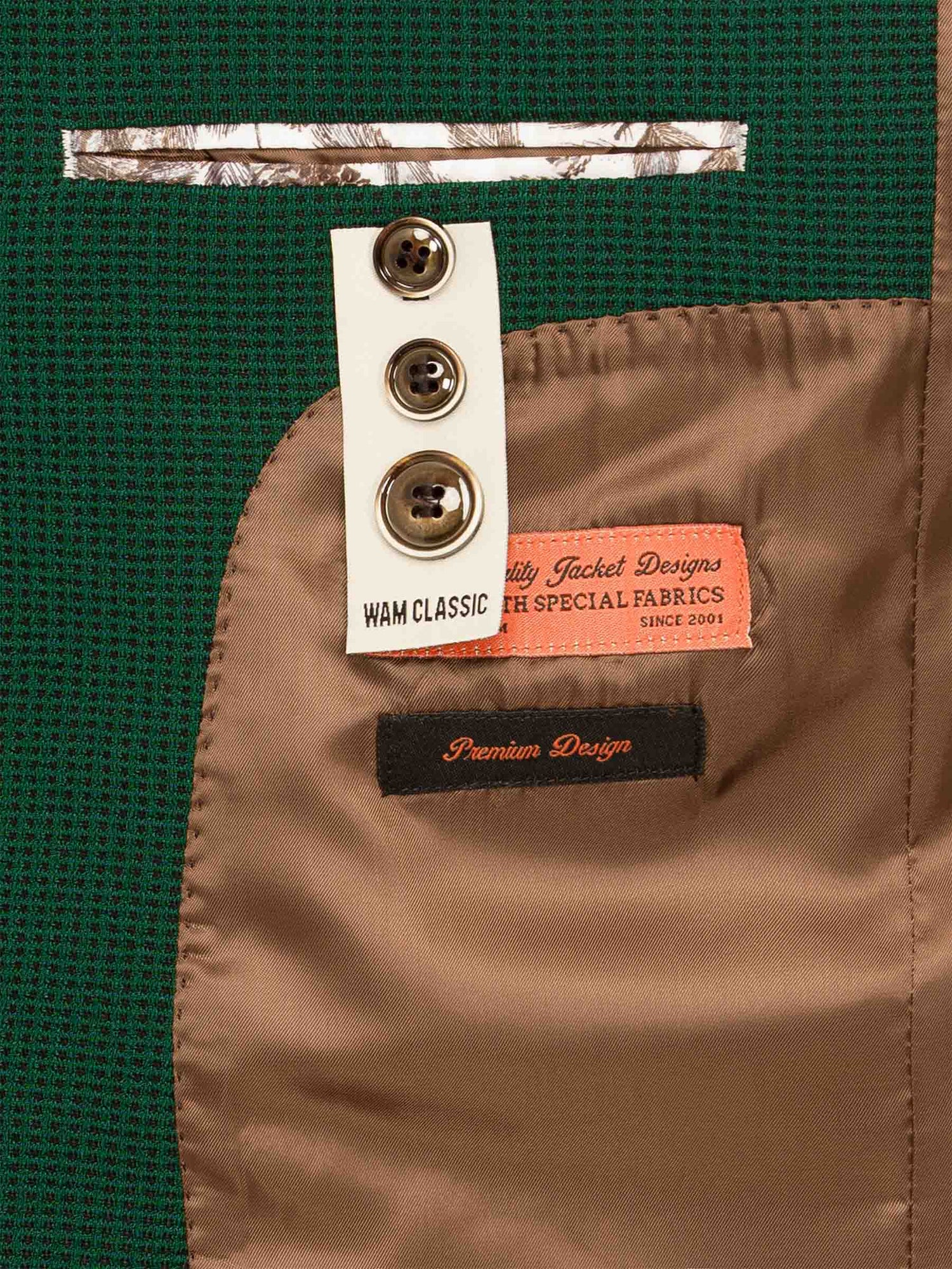 The Italy Green Blazer Wam Denim