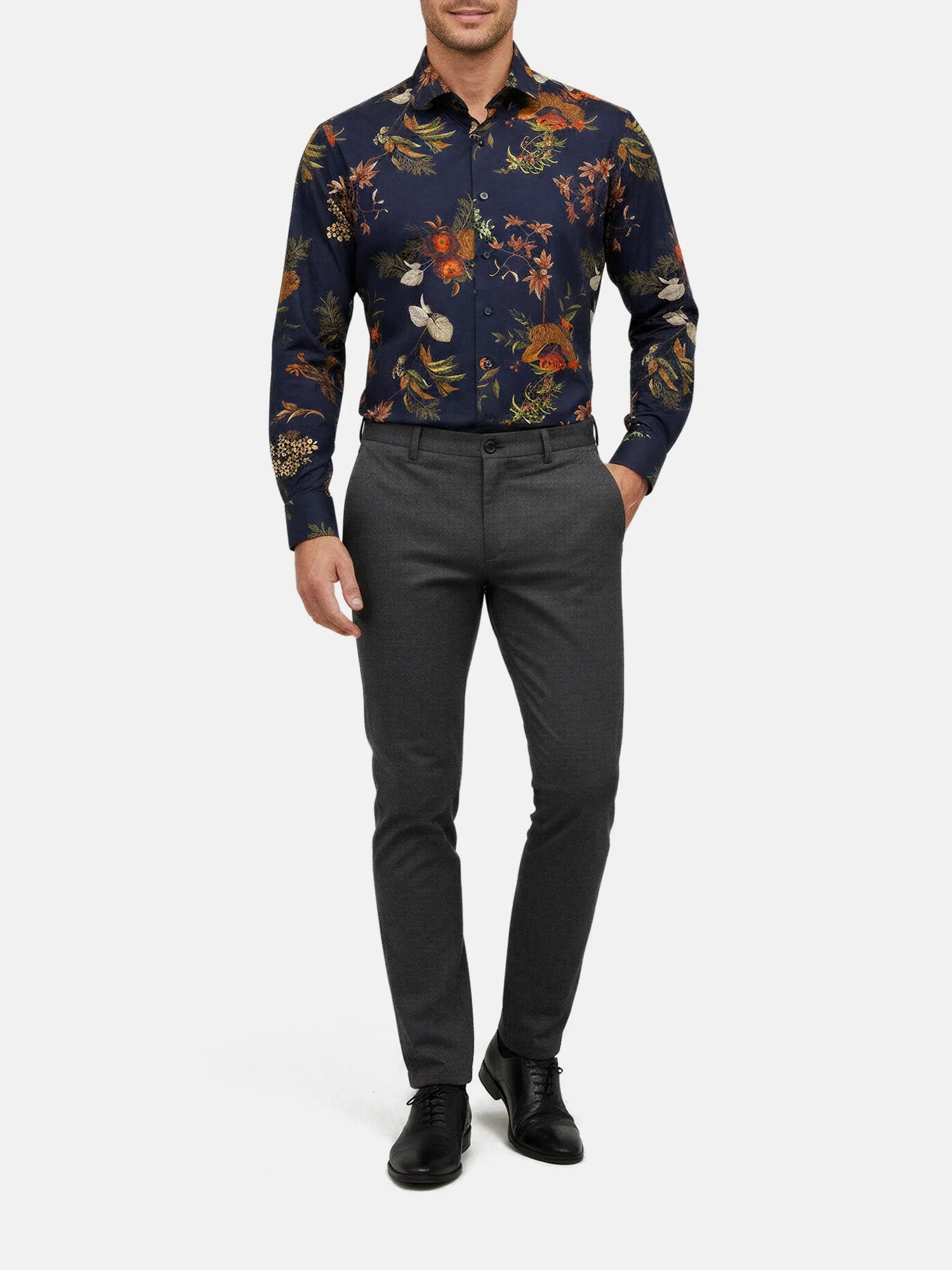 The Ayan Navy Shirt Wam Denim