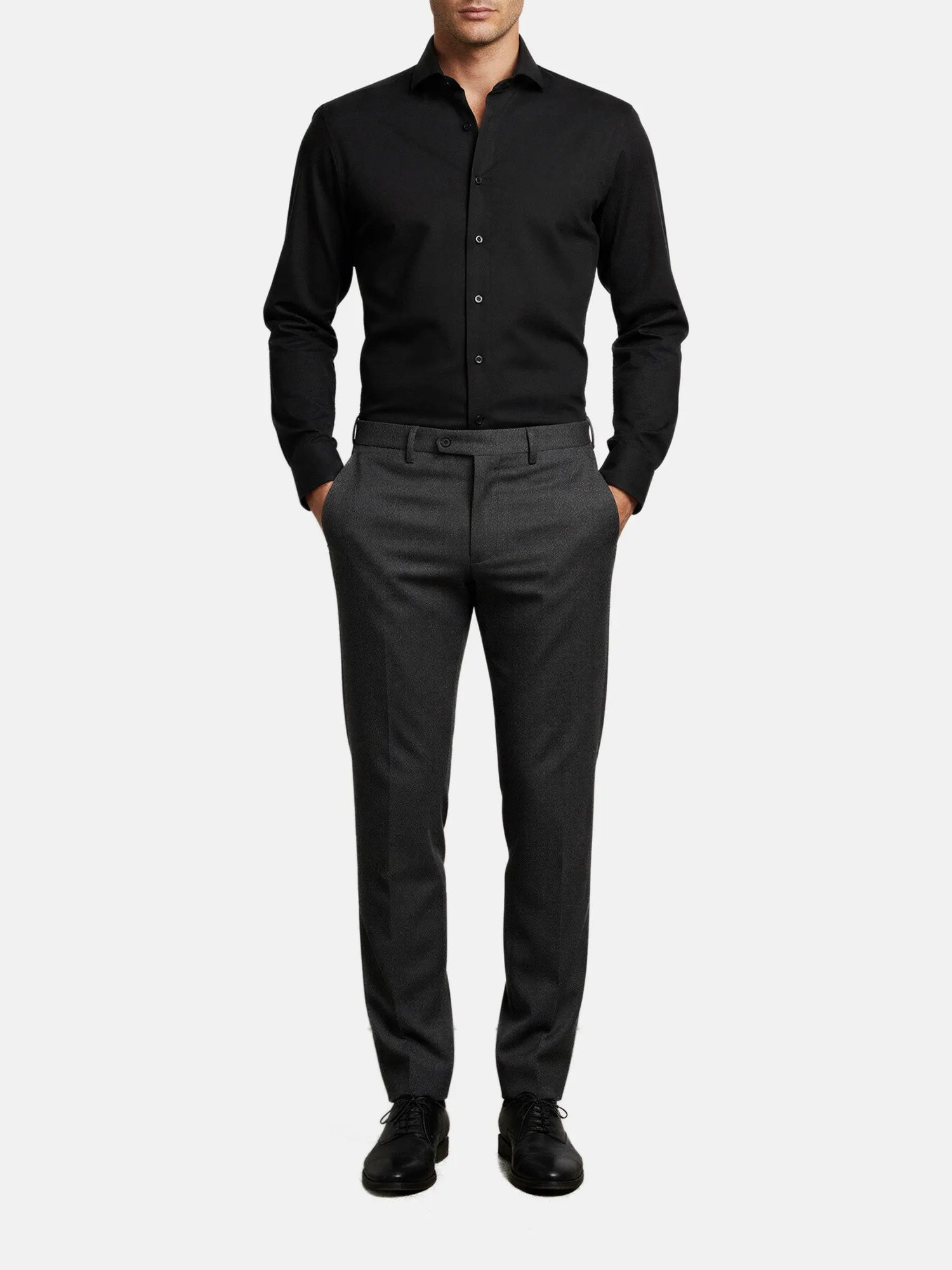 Overhemd Lange Mouw 75613 Burgos Black Wam Denim