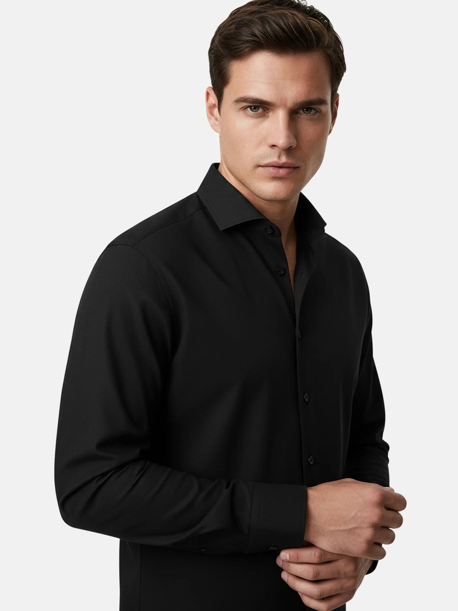 Overhemd Lange Mouw 75613 Burgos Black Wam Denim