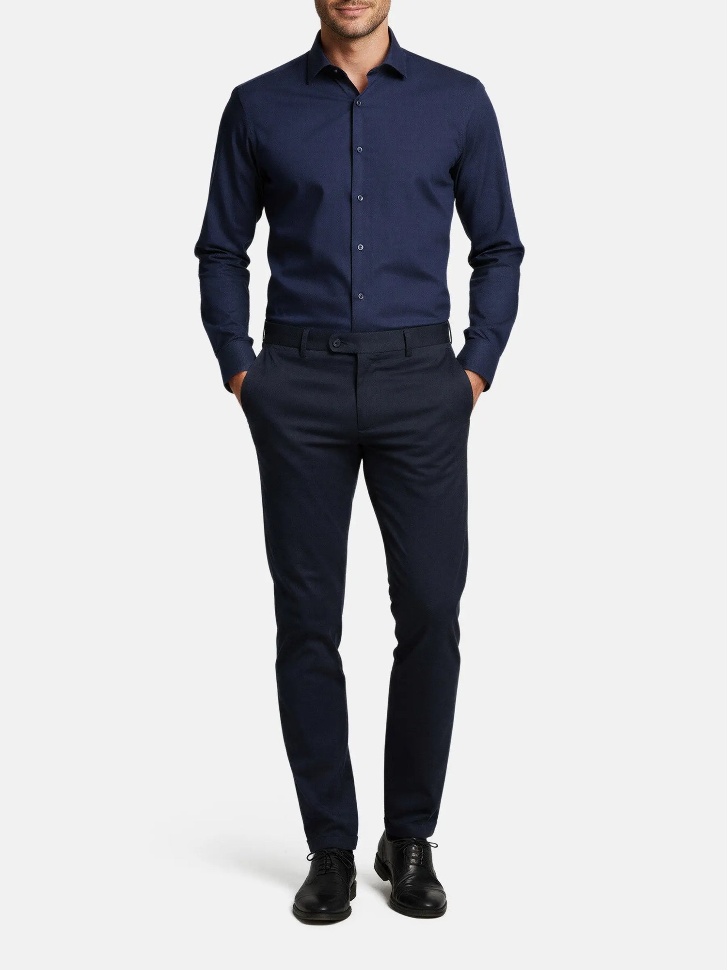 The Burgos Navy Shirt Wam Denim