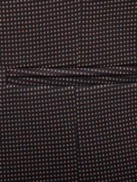 Trieste Blk Brown Plaid Vest 62