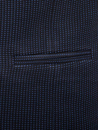 Trieste Light Indigo Plaid Vest 62
