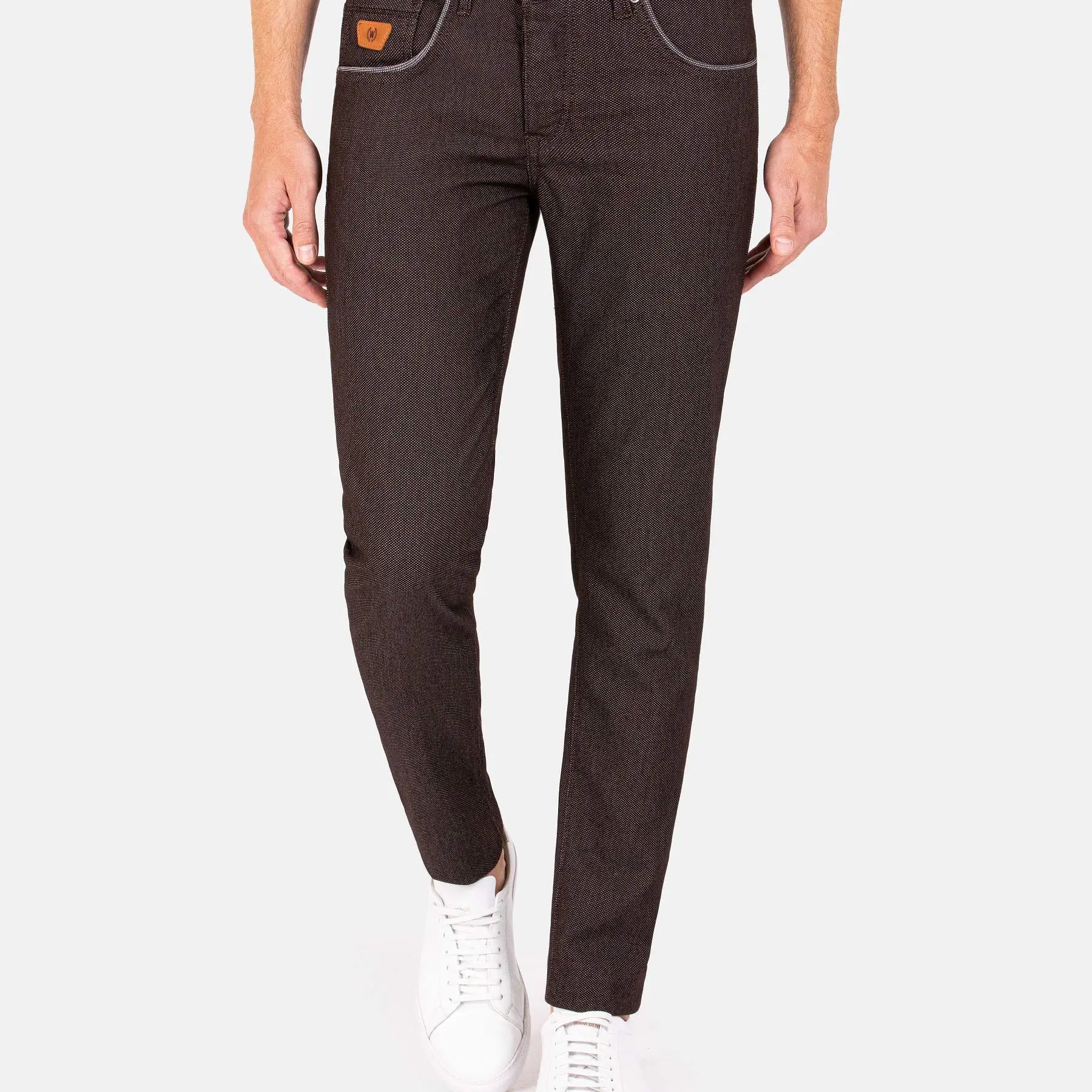 Jonah Slim Fit Brown Jeans 42-34