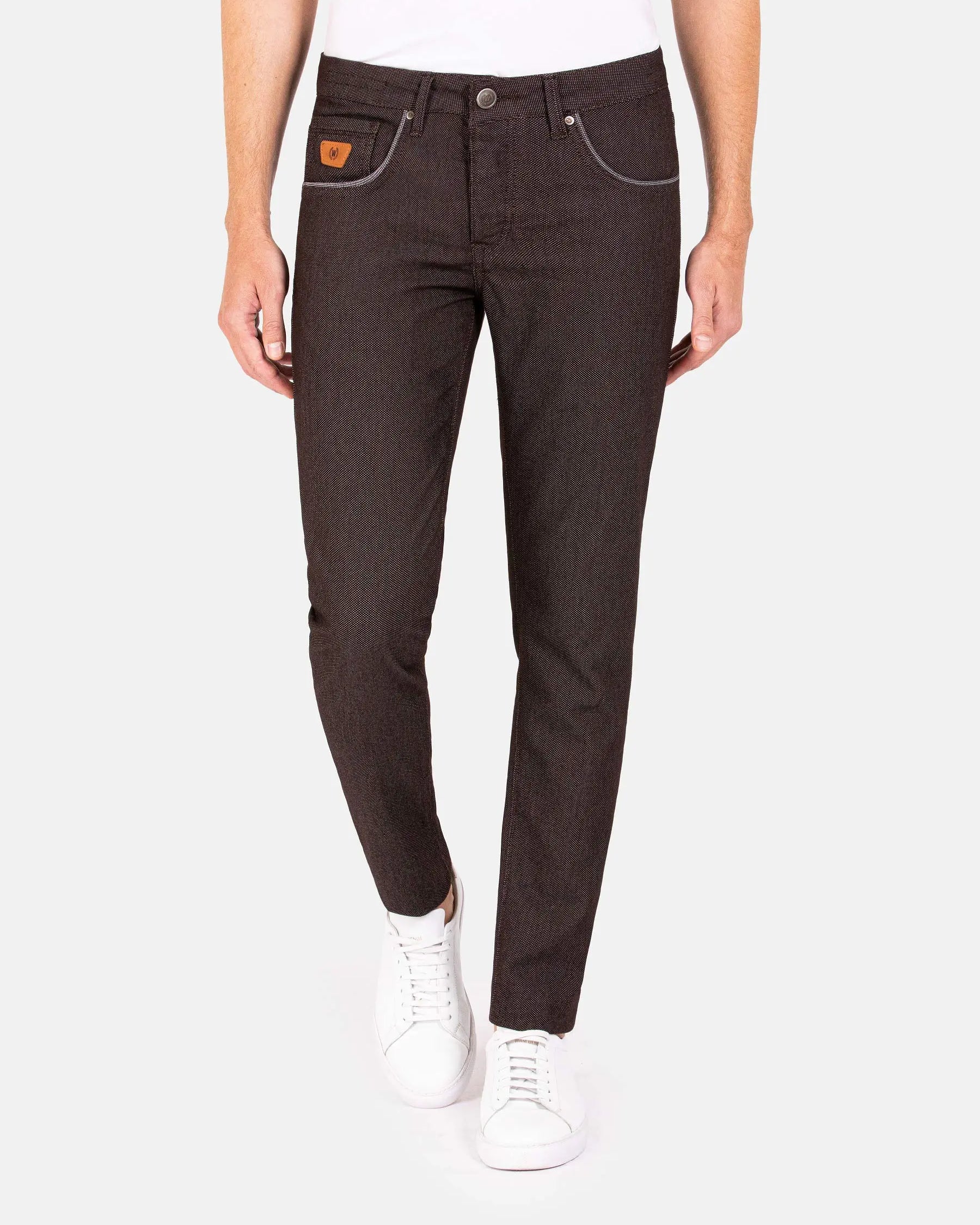 Jonah Slim Fit Brown Jeans 42-34