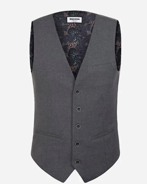 Starzburg Anthrite Plaid Vest 60