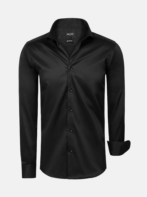 Harvery Specter Black  Long Sleeve Shirt