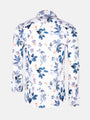 Evander Floral White Long Sleeve Shirt 6XL