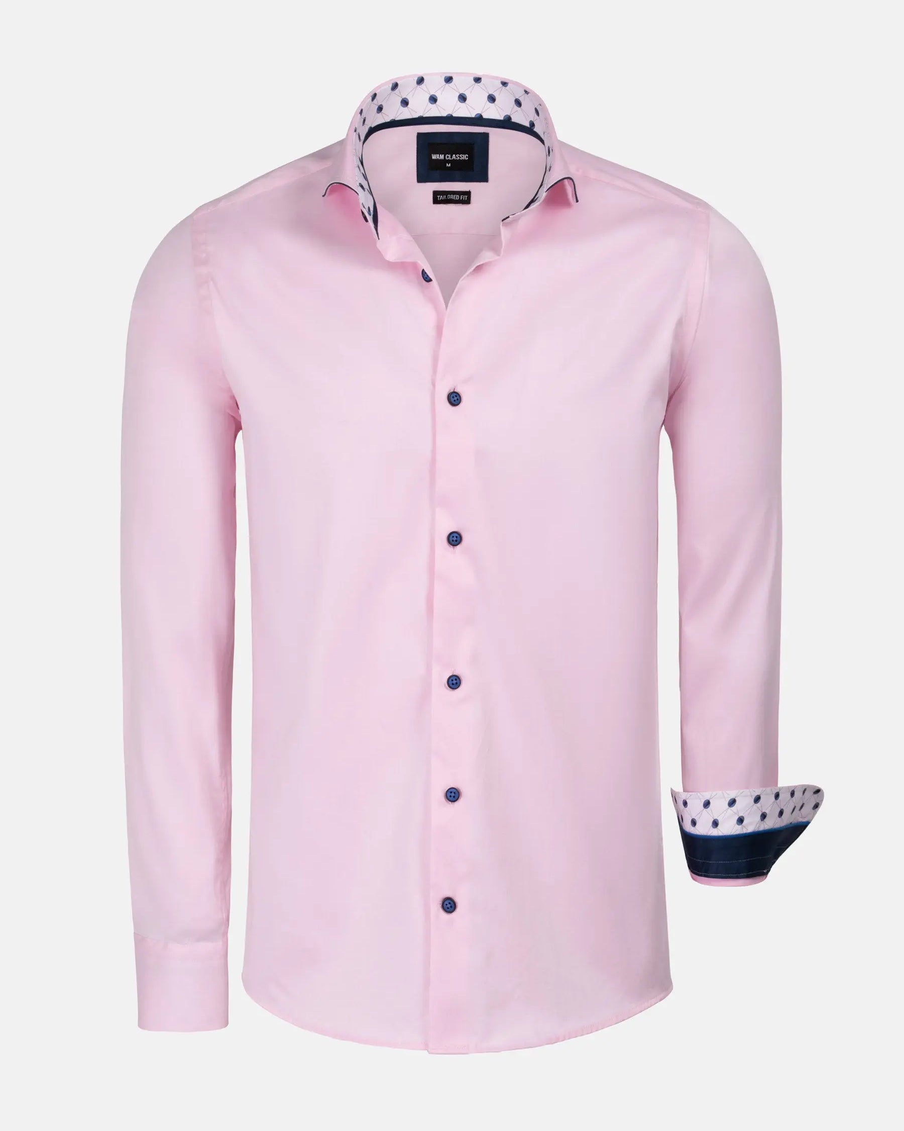 Lance Solid Pink Long Sleeve Shirt 6XL