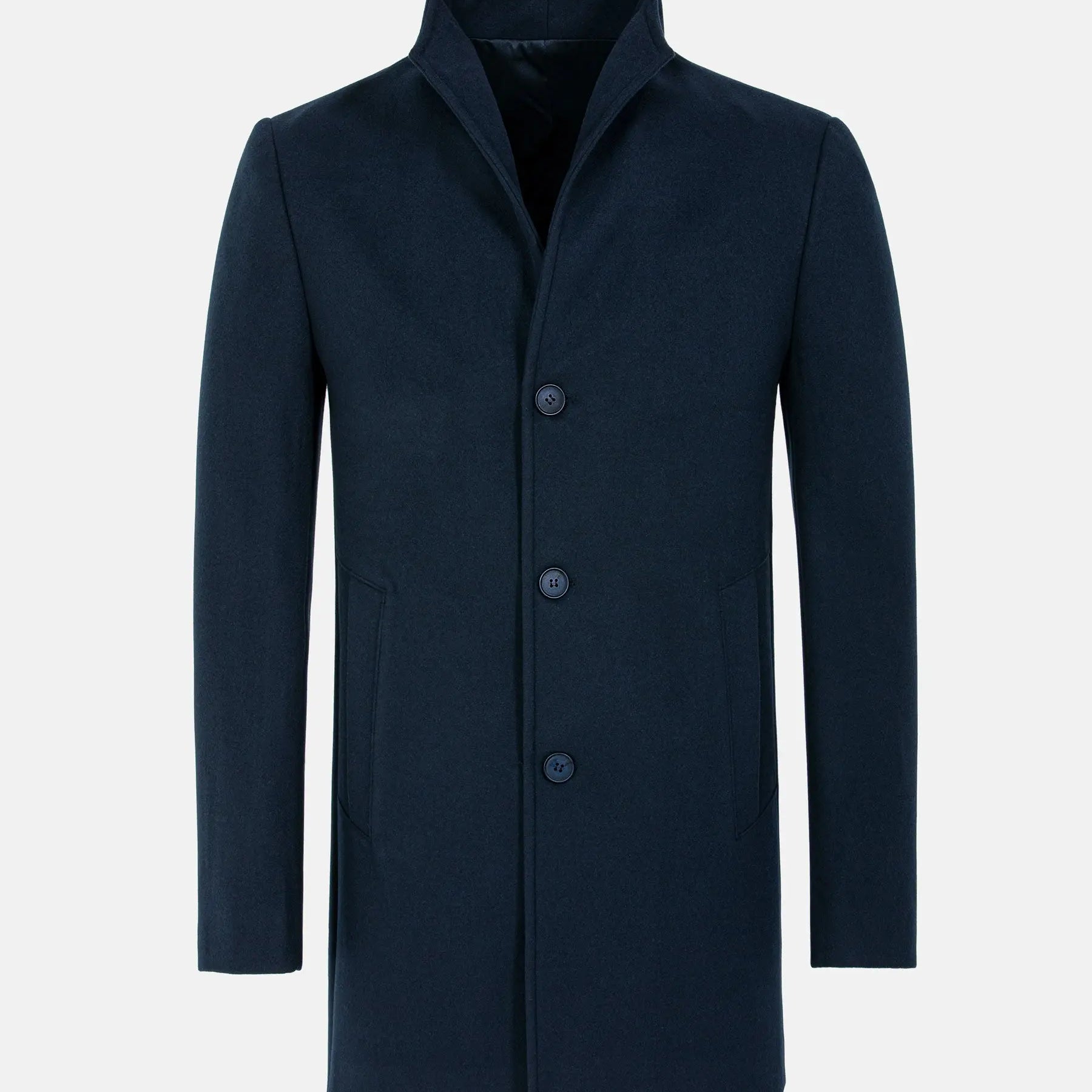 Franklin Widespread Notch Collar Dark Navy Trenchcoat 6XL