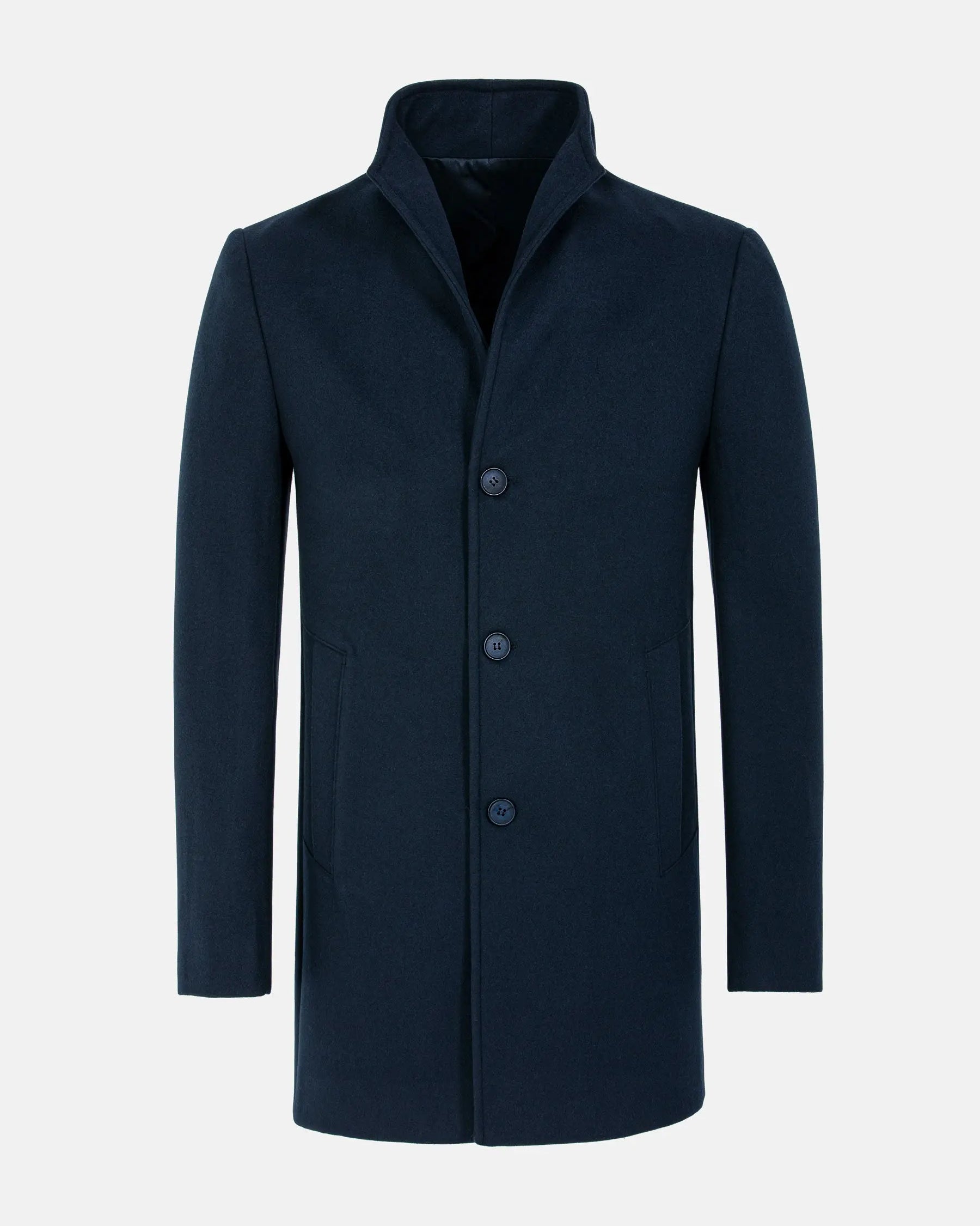 Franklin Widespread Notch Collar Dark Navy Trenchcoat 6XL