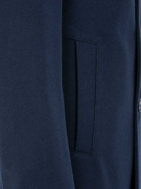 Franklin Widespread Notch Collar Dark Navy Trenchcoat 6XL