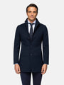 Franklin Widespread Notch Collar Dark Navy Trenchcoat 6XL