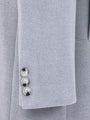 Franklin Three Button Casual Grey Trenchcoat 6XL