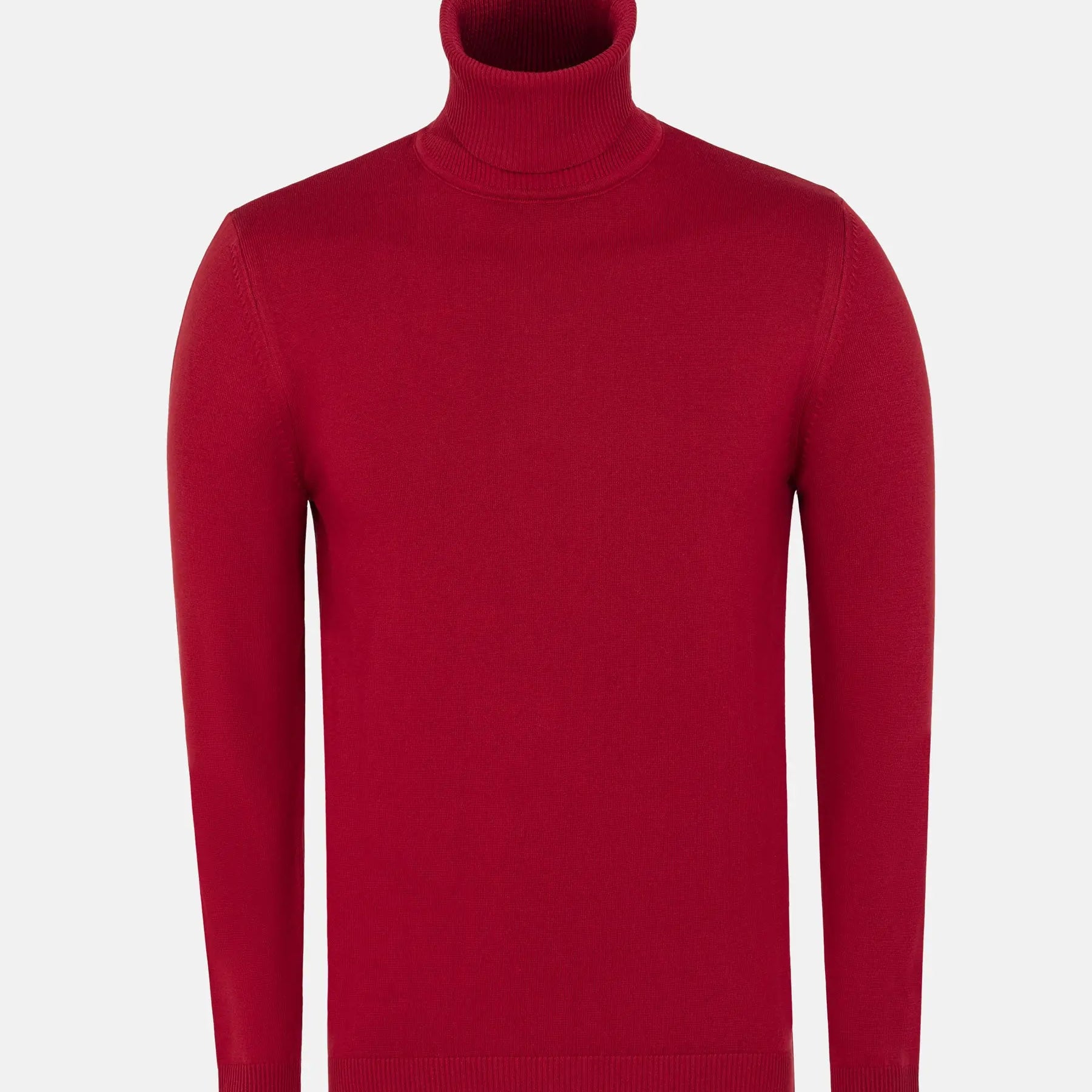 Reinel High Neck  Red Pullover 6XL