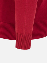 Reinel High Neck Red Pullover 6XL