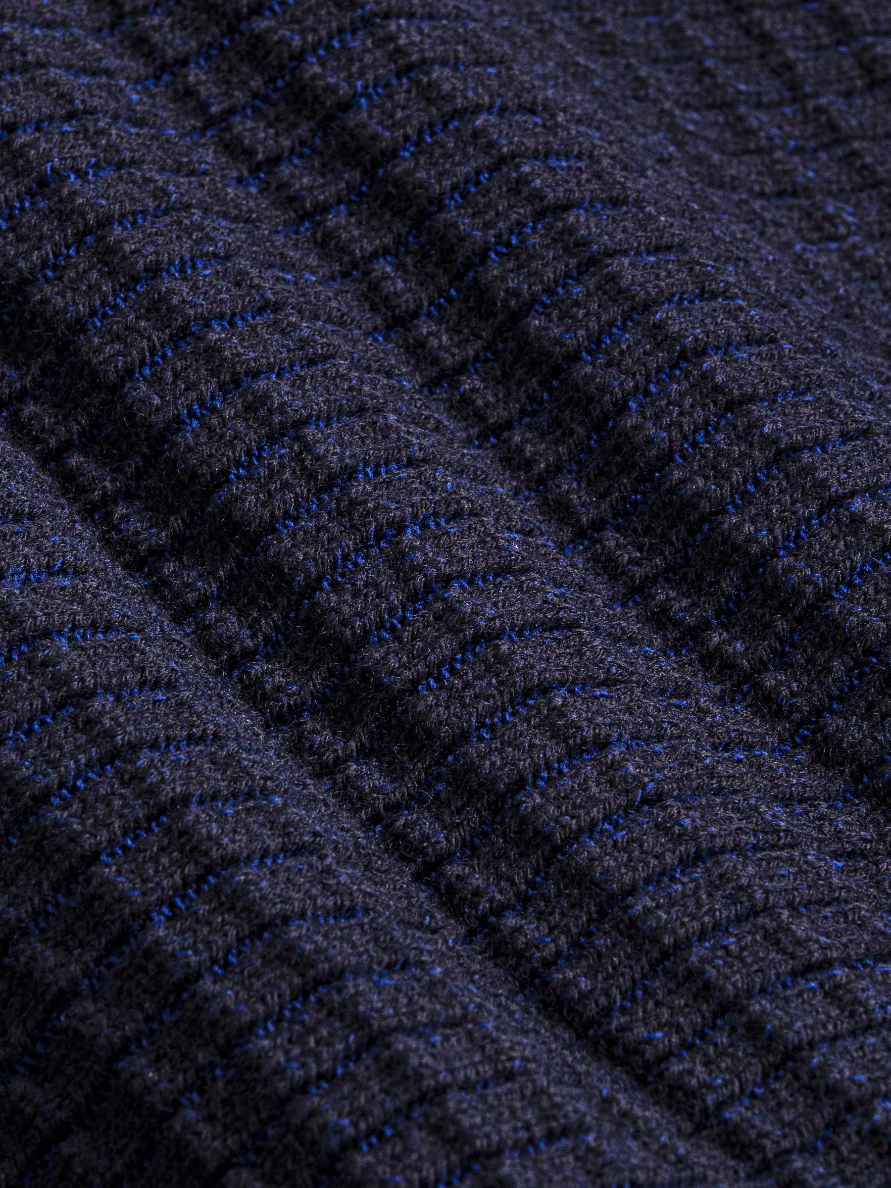 Dover Slim Fit V-Neck Navy Knitwear 6XL