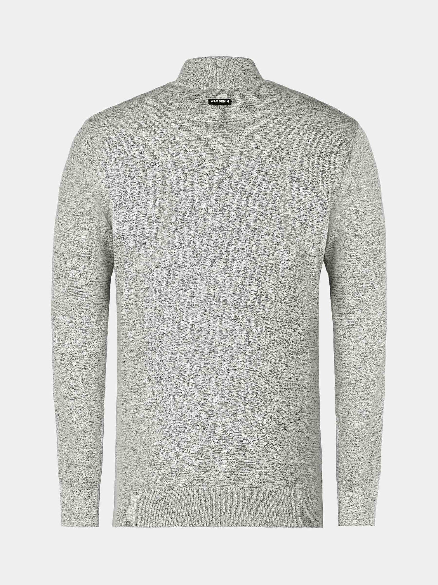 Sharon Half Zip Grey Sweater 6XL
