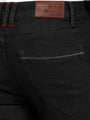 Swindon Stretch Slim Fit Blk Jeans 40-34