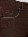 Swindon Stretch Slim Fit Brown Jeans 38-32