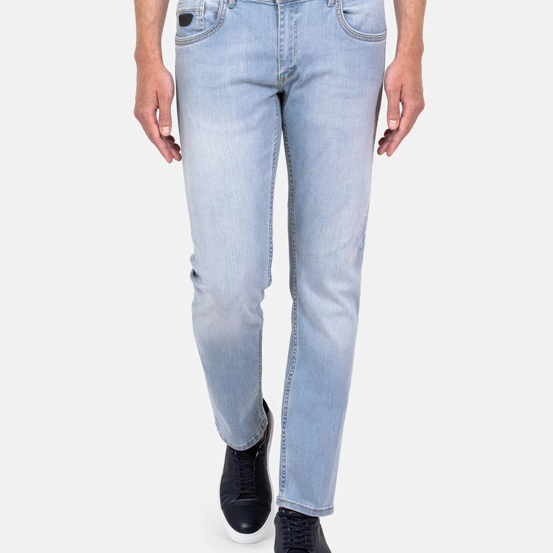 Alexia Faded Blue Slim Fit Jeans 40-32