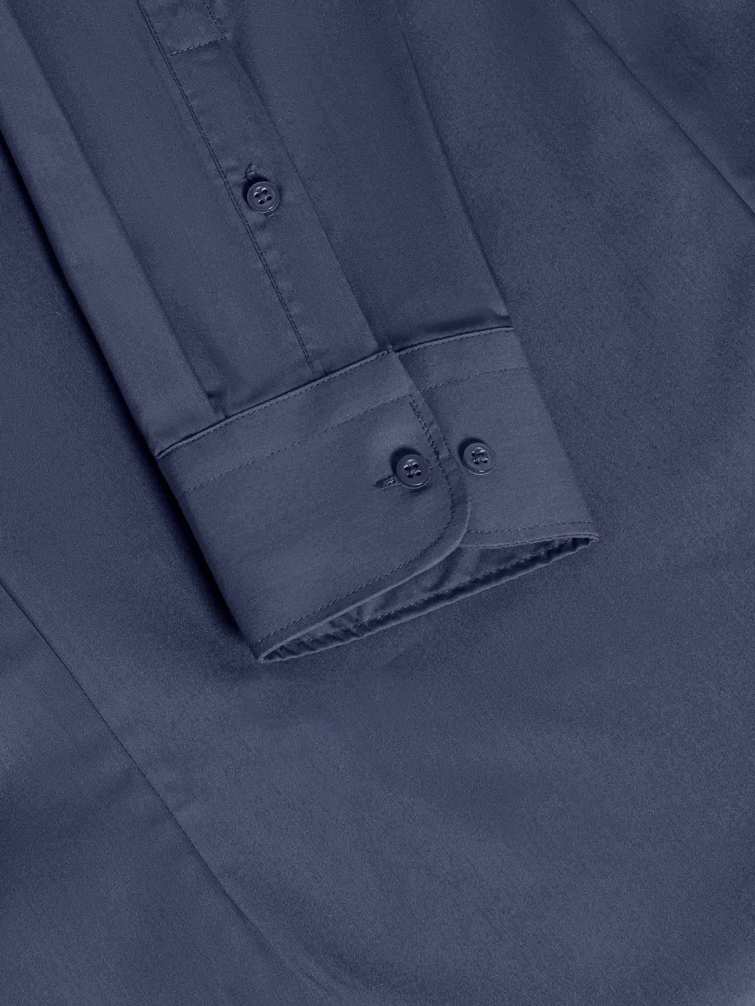 Leira Solid Anthrite Long Sleeve Shirt 6XL