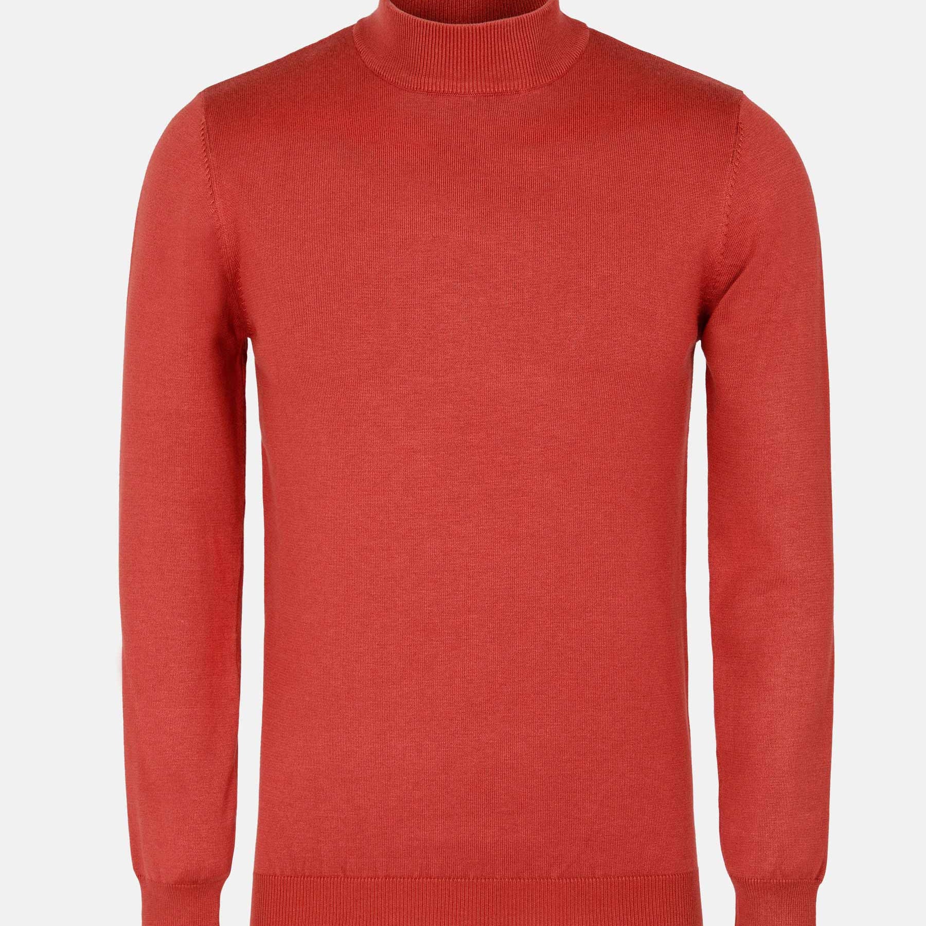 Siena Round-Necked Dark Orange Pullover 6XL