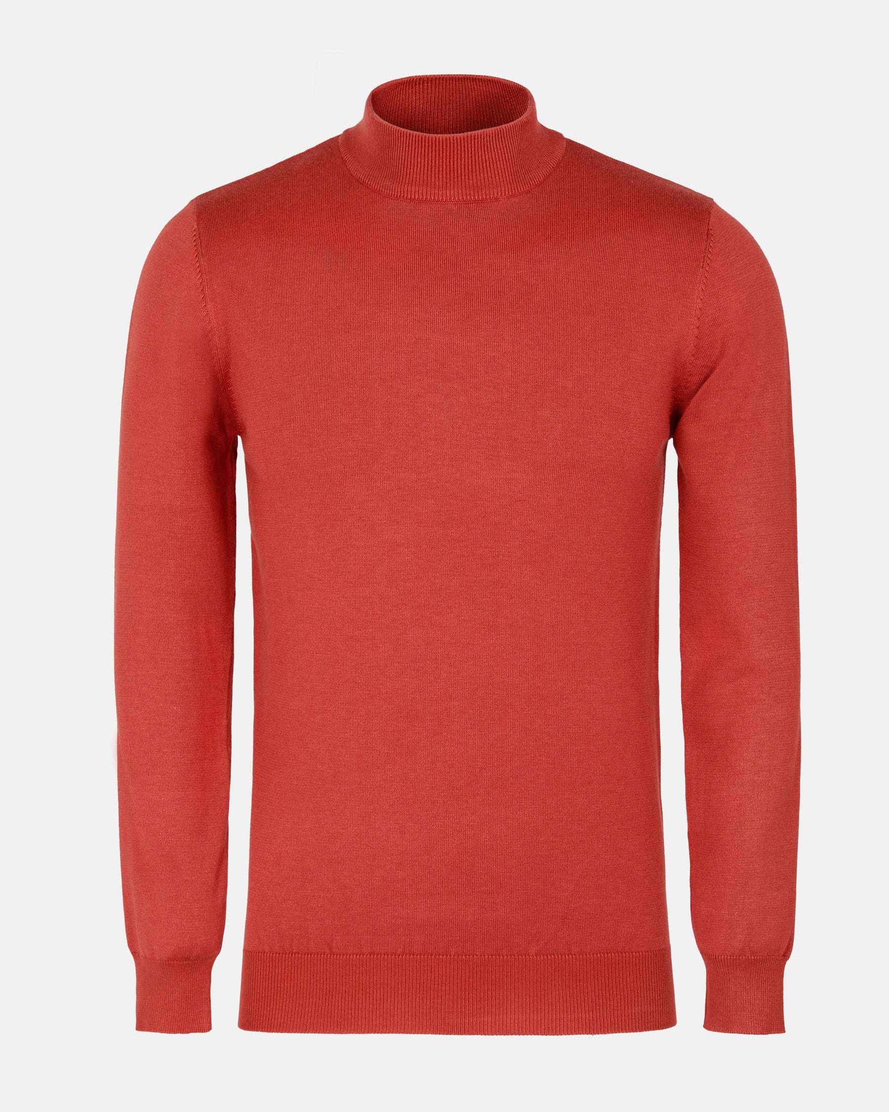 Siena Round-Necked Dark Orange Pullover 6XL