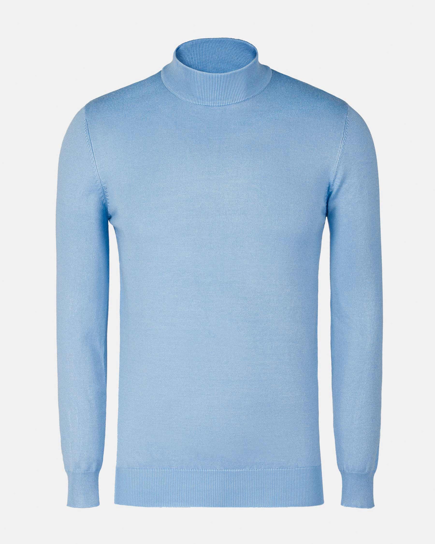 Siena Round-Necked Light Blue Pullover 6XL