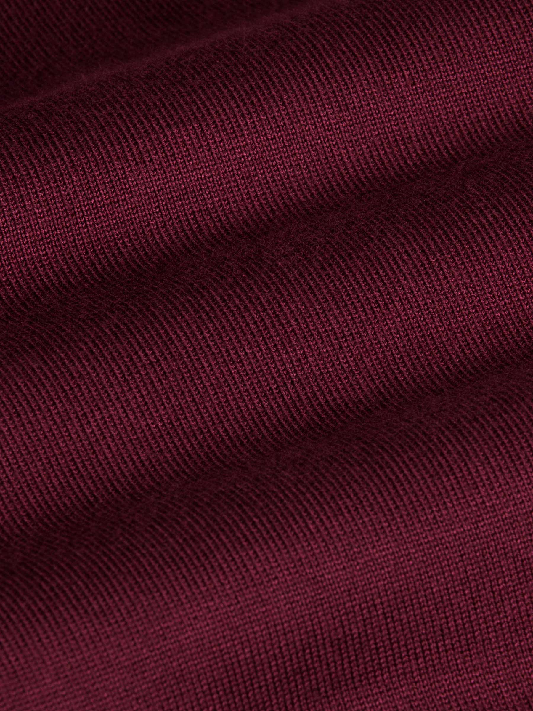 Siena Round-Necked Dark Red Pullover 6XL