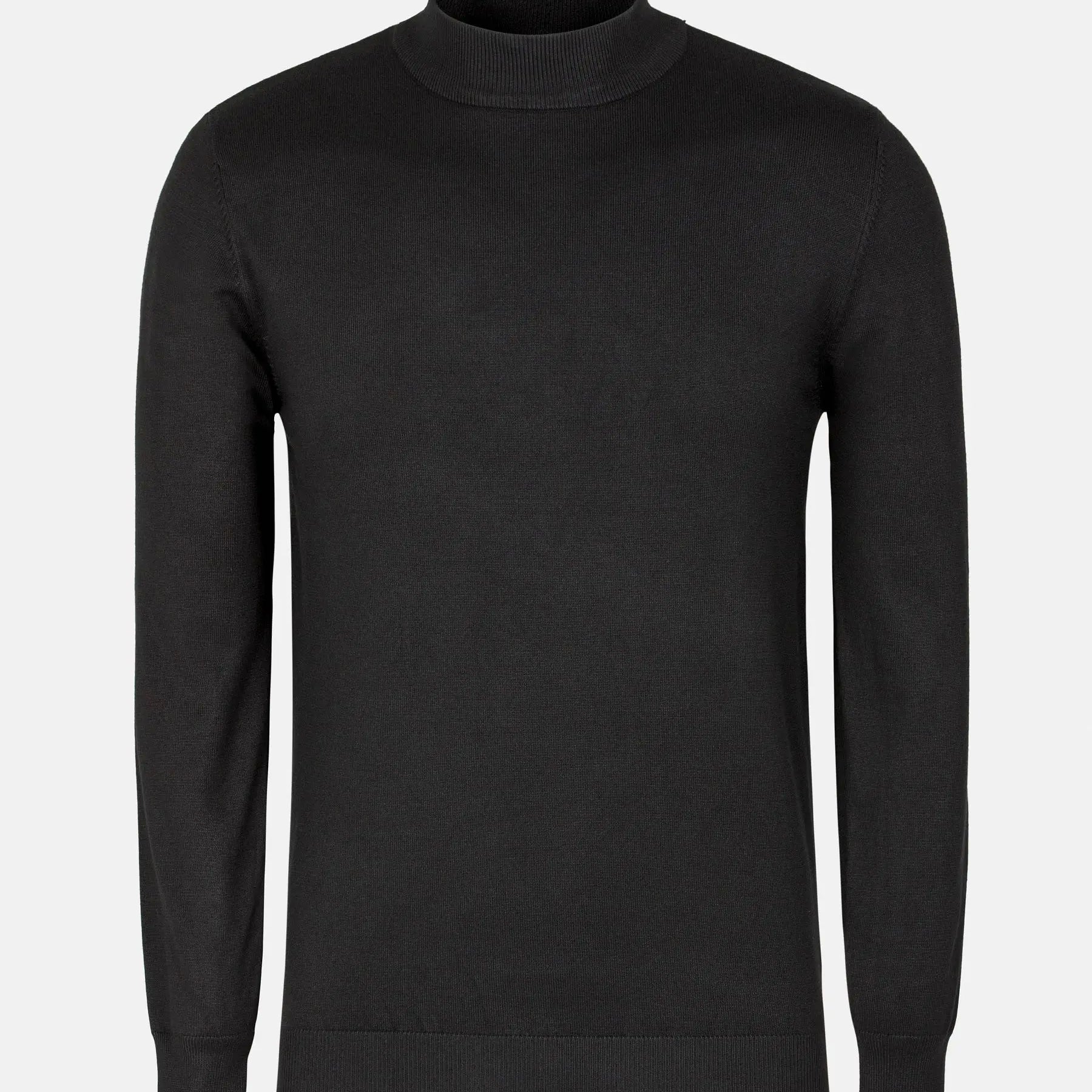 Siena Round-Necked Black Pullover 6XL