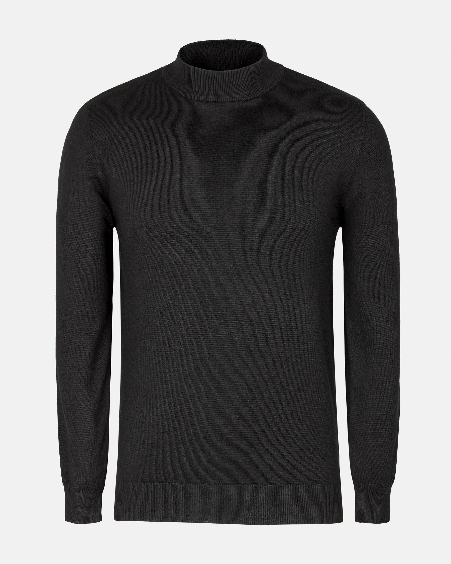 Siena Round-Necked Black Pullover 6XL
