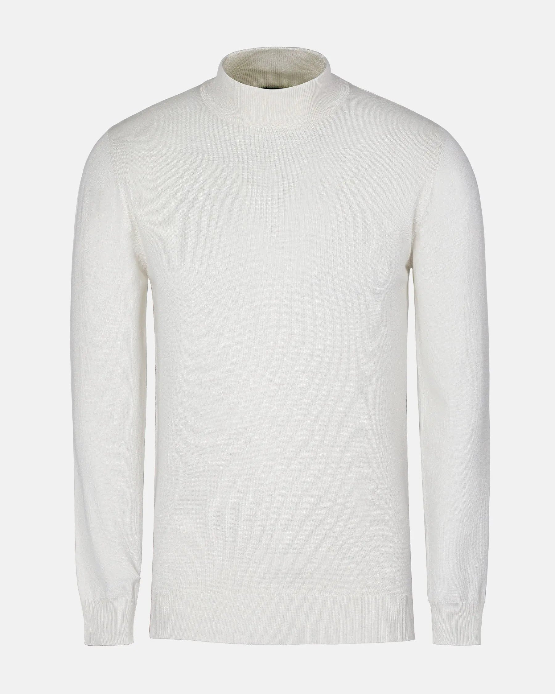 Siena Round-Necked White Pullover 6XL