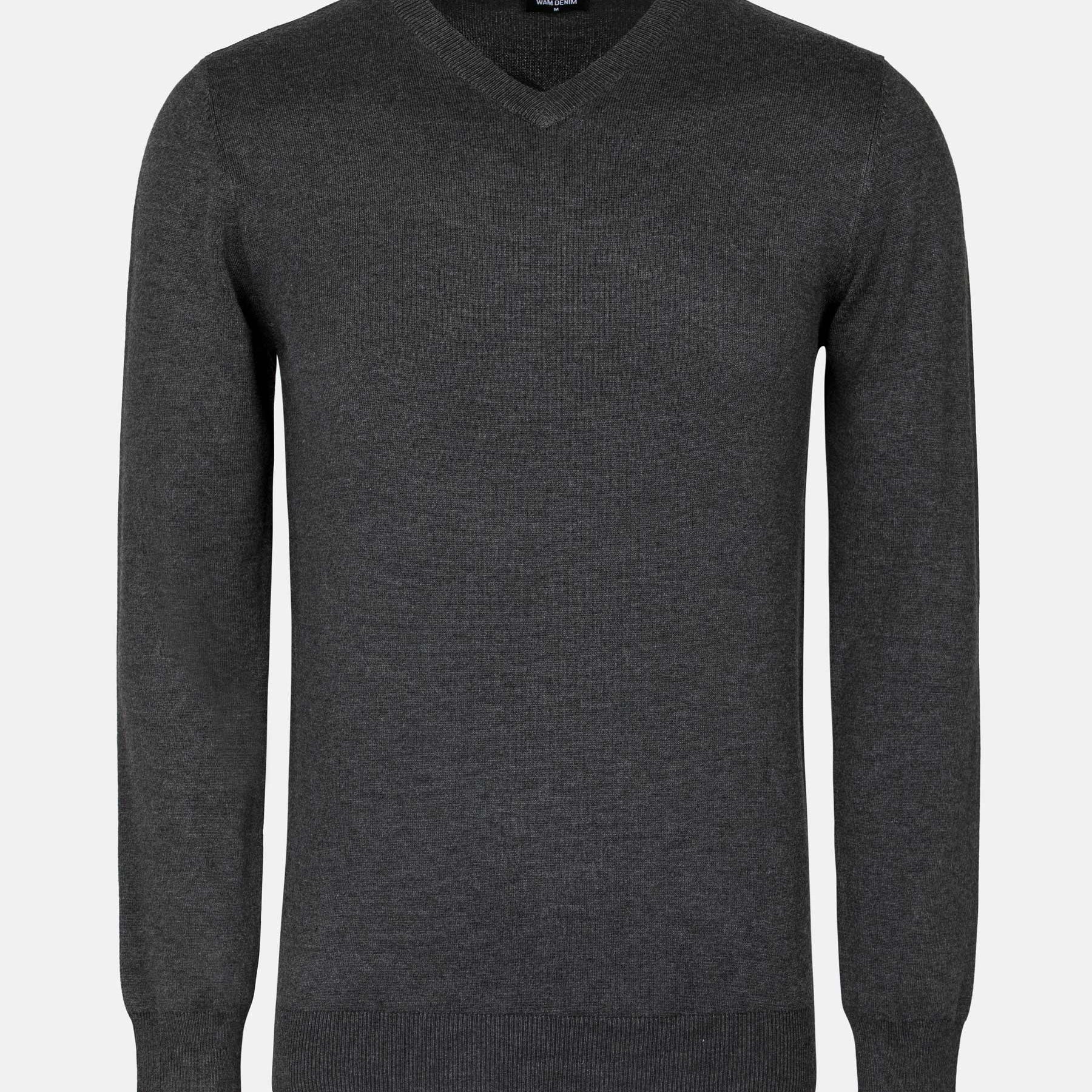 V-Neck Anthrite Pullover 6XL