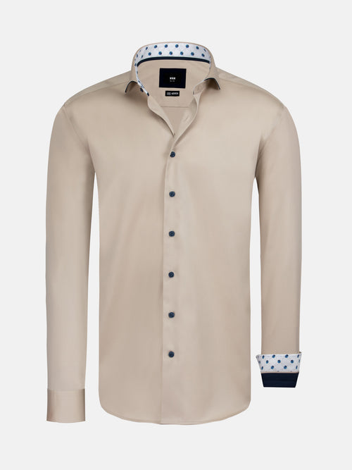 The Vercelli Beige Shirt