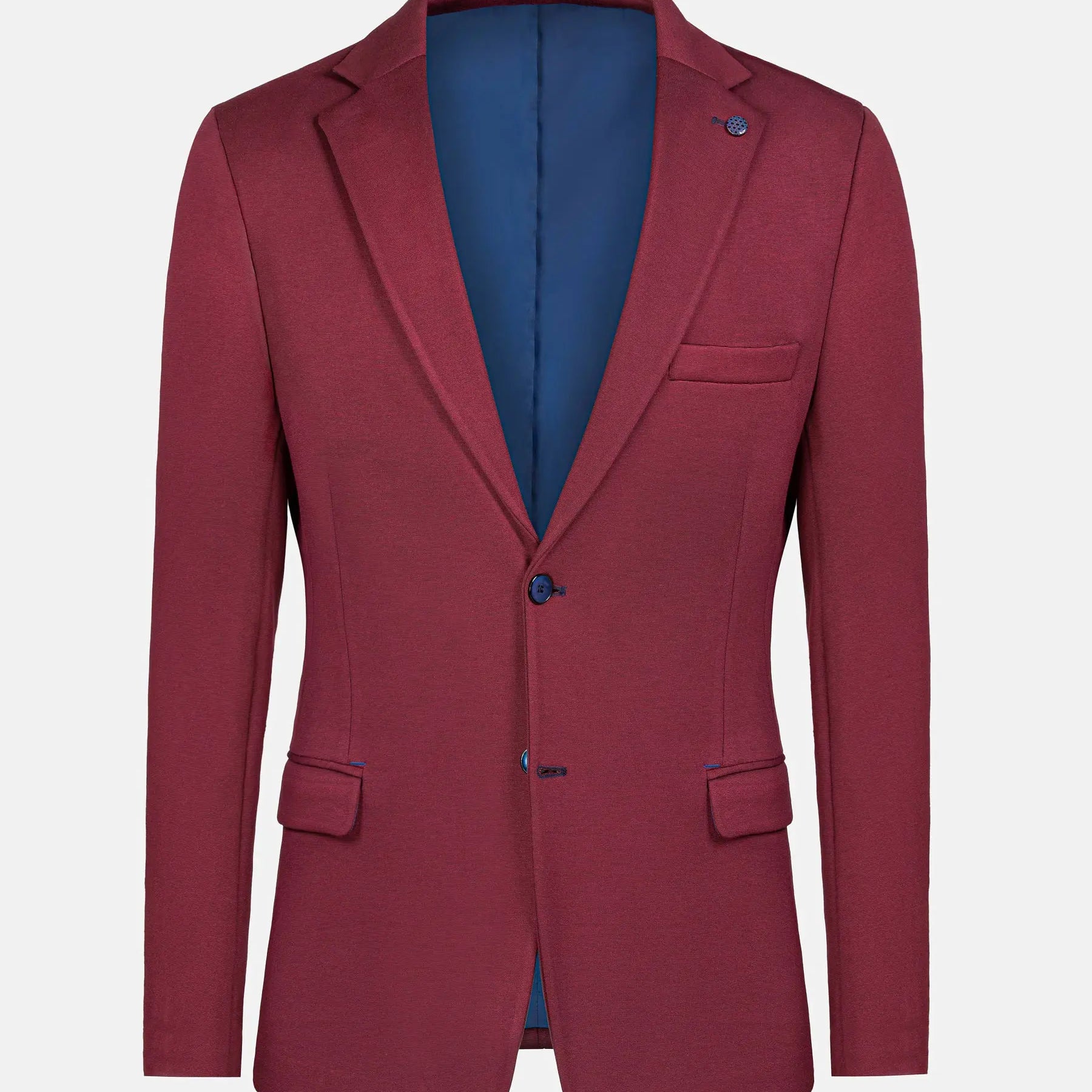 Relaxed Slim Fit Monarch Dark Red Blazer 62