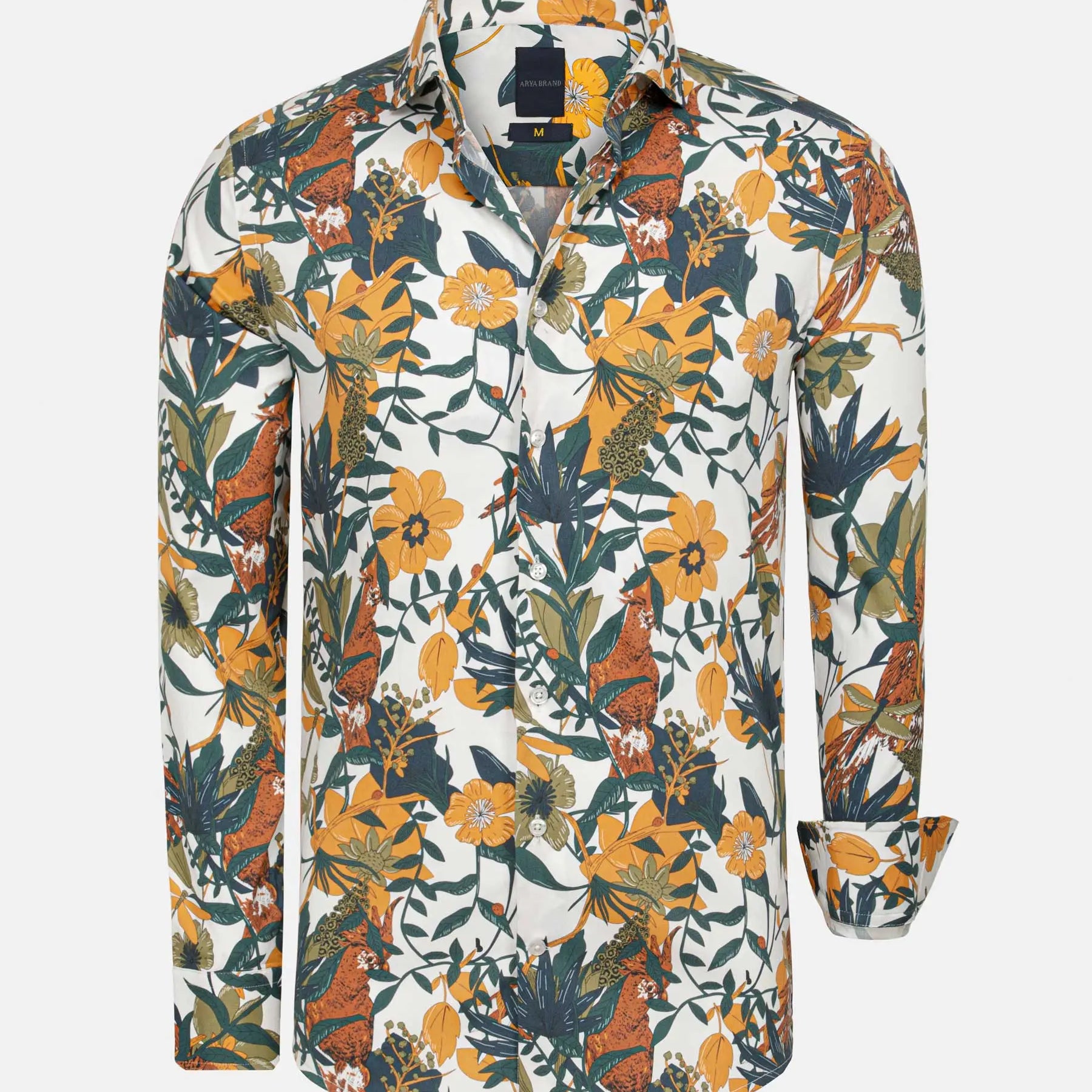 Porto White Yellow Shirt 6XL