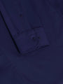 Leira Solid Navy Blue Long Sleeve Shirt 6XL