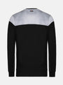 Sedona Round-Neck Grey Black Sweater 6XL