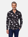 Astoria Floral Black Long Sleeve Shirt 6XL