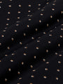 Verdantia Coffee Bean Pattern Black Long Sleeve Shirt 6XL