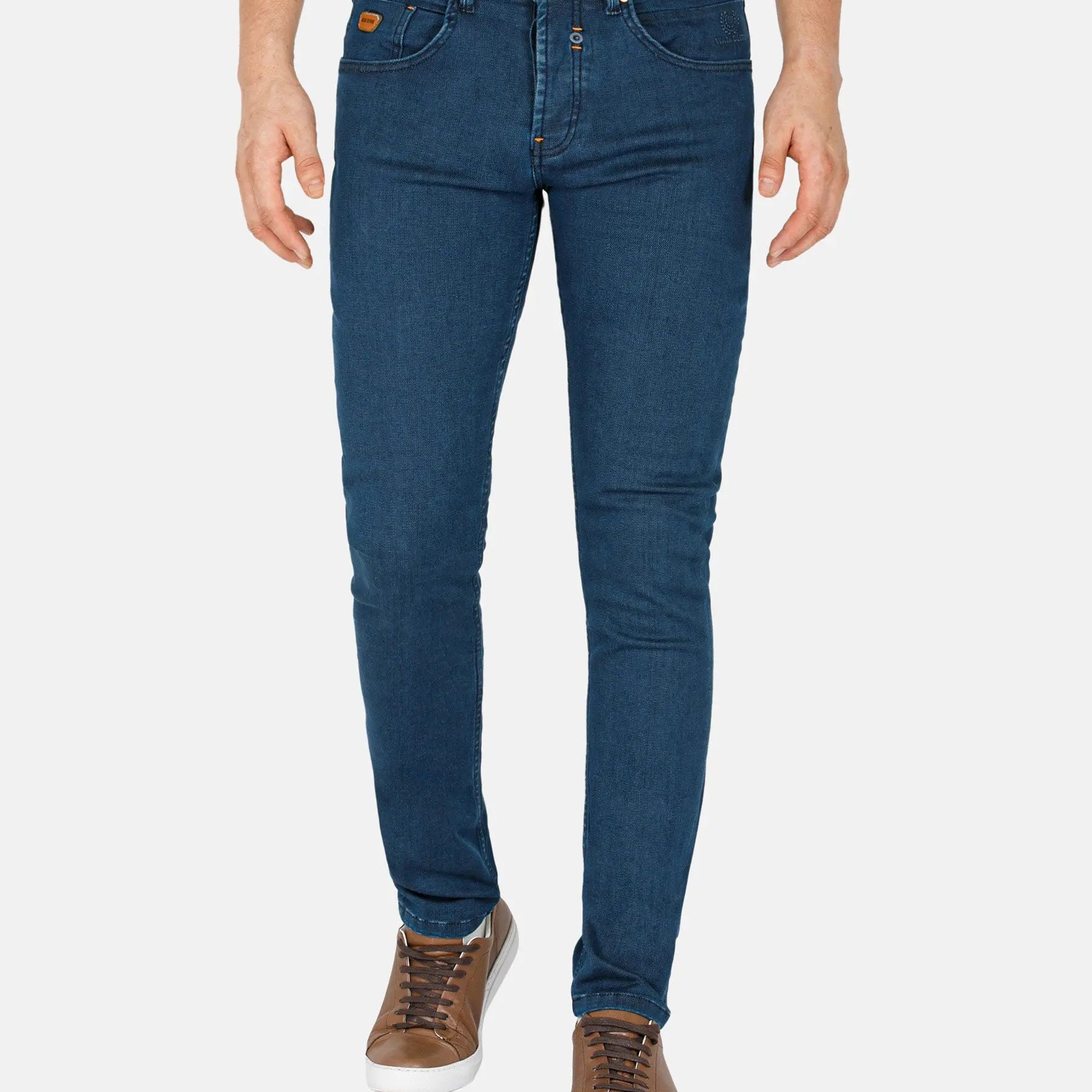 Hendrix Twill Pattern Light Navy Jeans 40-34