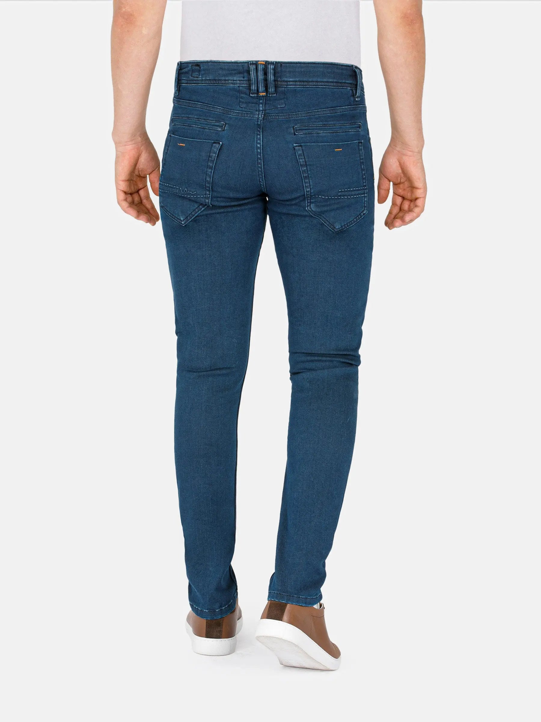 Hendrix Twill Pattern Light Navy Jeans 40-34