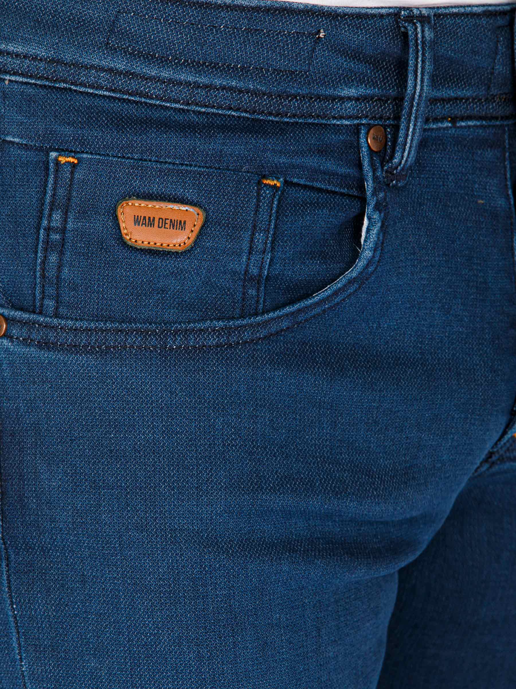 Hendrix Twill Pattern Light Navy Jeans 40-34