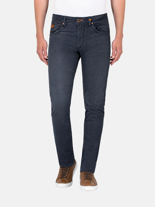 Zion Mini Check Slim Fit Navy jeans – Wam Denim