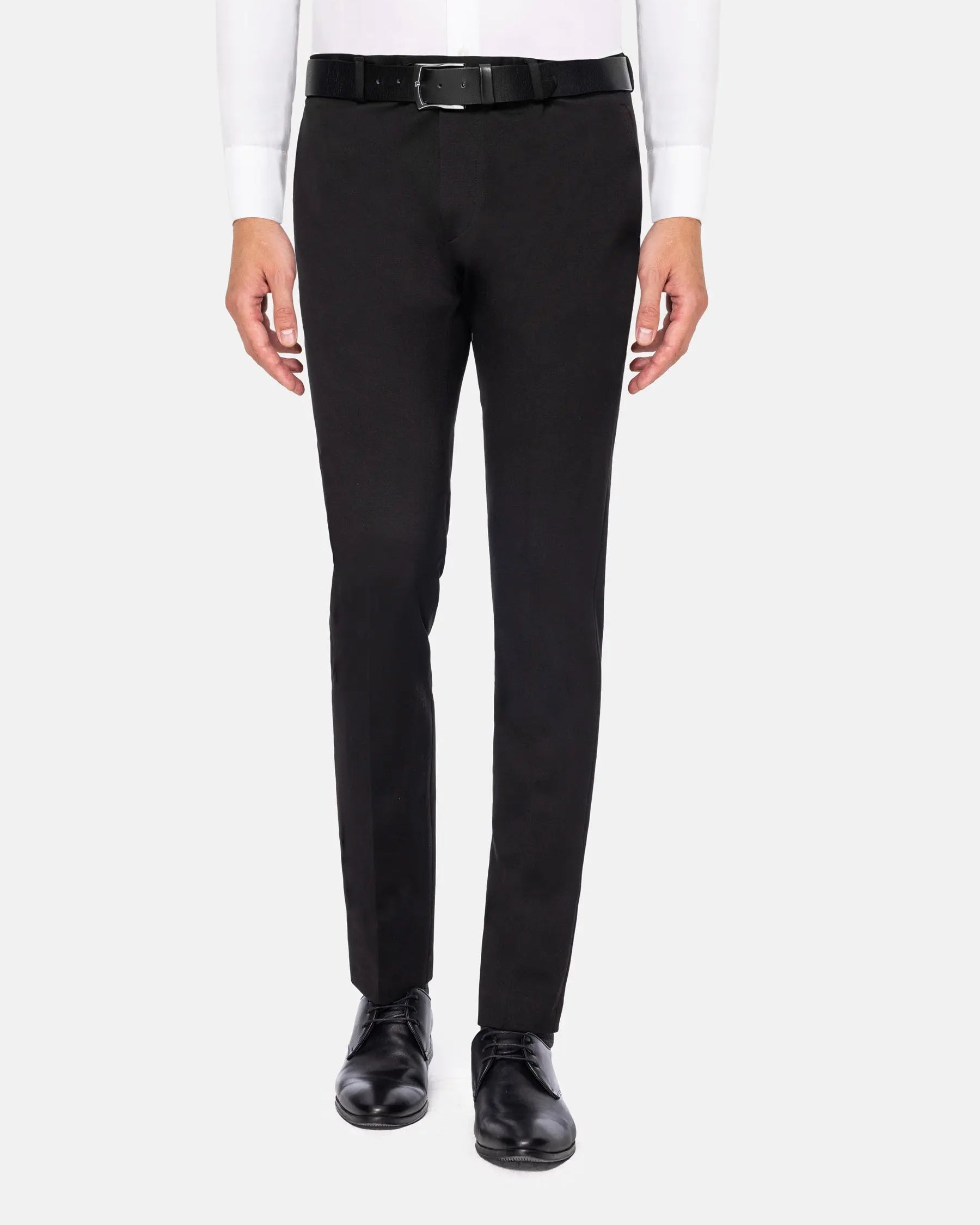 Red Wood Glen Check Slim Fit Dark Red Blk Suit Pants 60